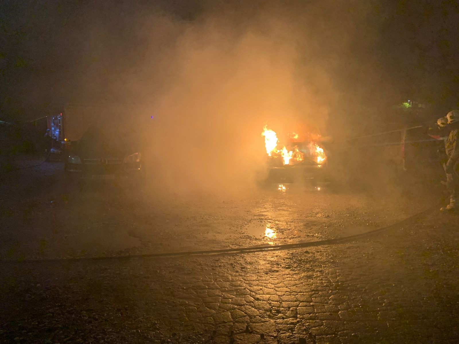 Ночью в Иванове сгорели три автомобиля