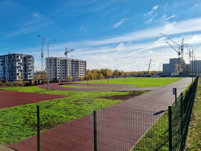 В Иванове завершается строительство спортивного стадиона в микрорайоне Рождественский 