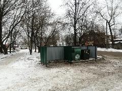 На улице Кривоногова в Кинешме отремонтировали контейнерную площадку