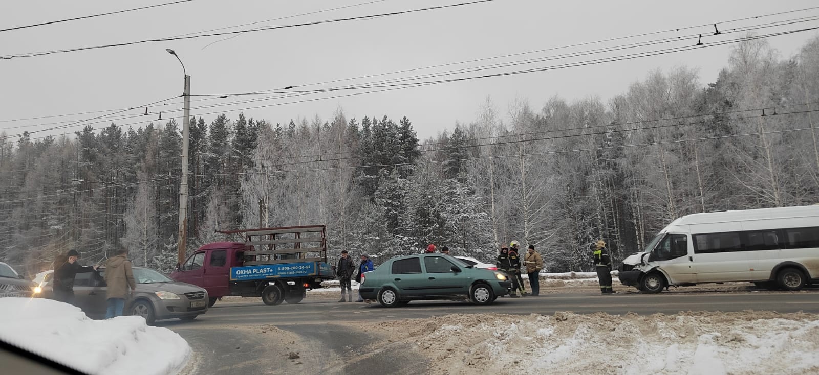 Две аварии затруднили движение на Кохомском шоссе в Иванове