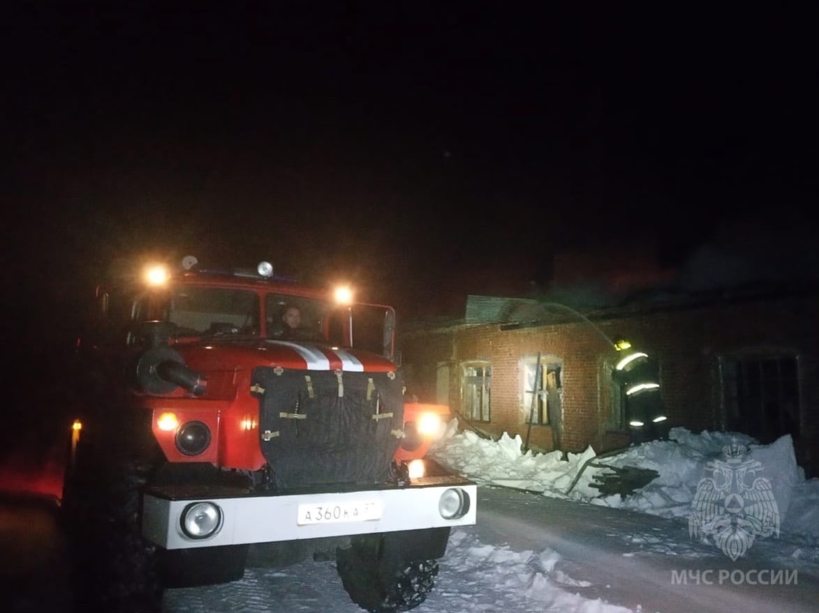 В Ивановской области произошел крупный пожар на пилораме