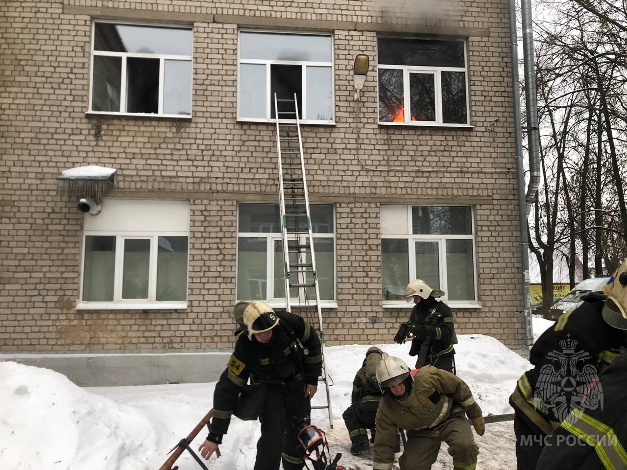 В ивановской больнице произошел пожар