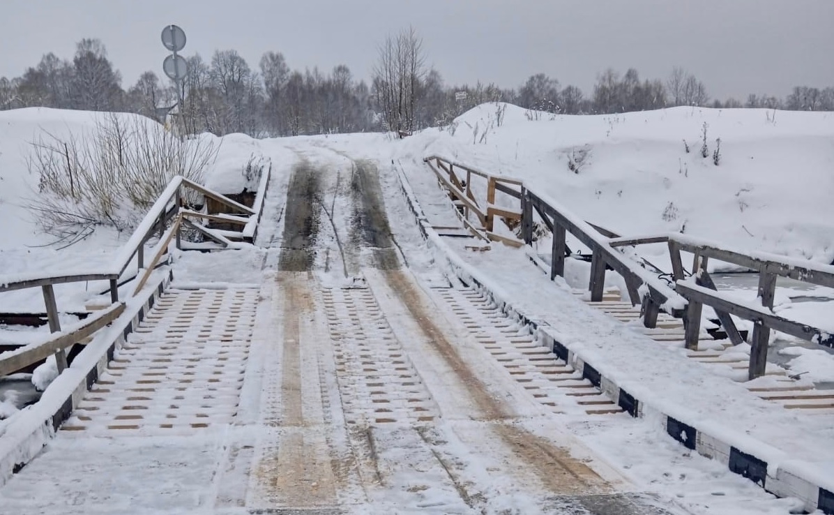 В Ивановской области починили понтонный мост