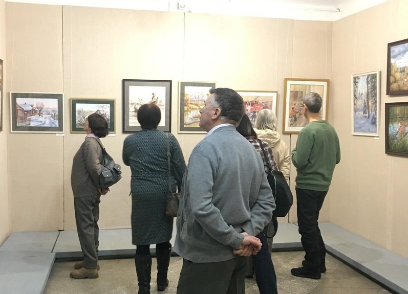 В Шуе открылась персональная выставка Сергея Теплова "Души палитра"