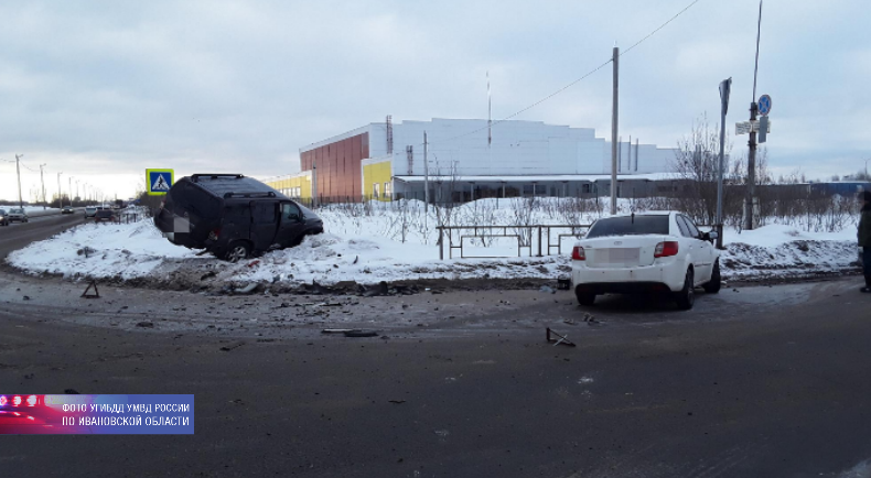 В Иванове в ДТП пострадал 22-летний водитель