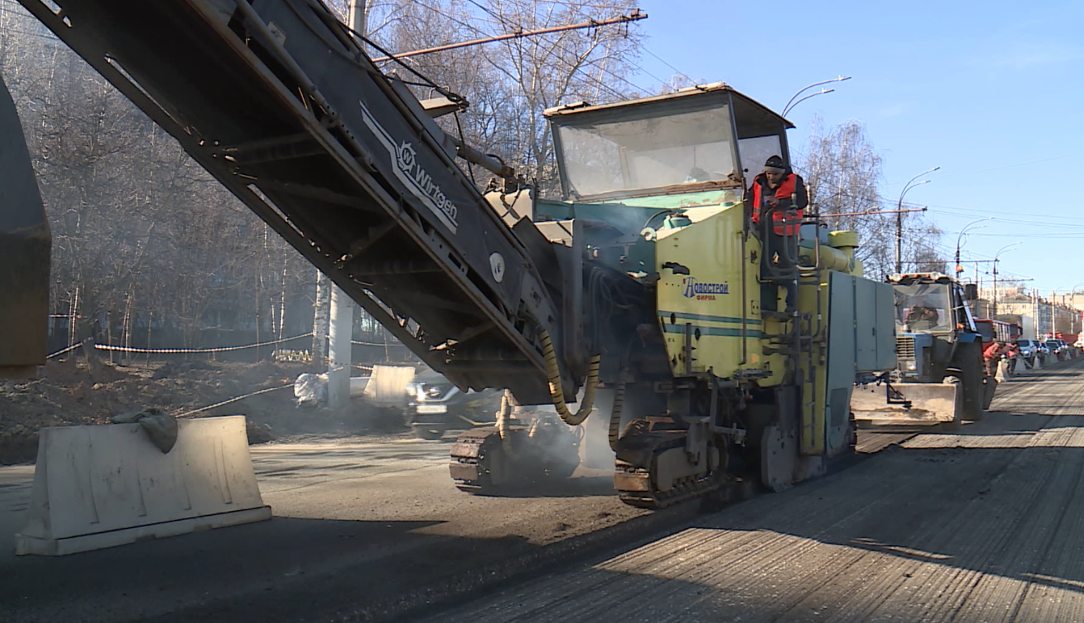 Стартовал второй этап реконструкции улицы Лежневской в Иванове