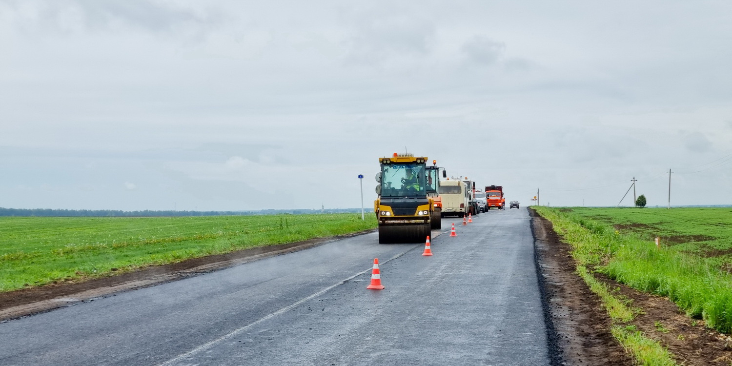 В Гаврилово-Посадском районе ведут ремонт дороги до села Непотягово