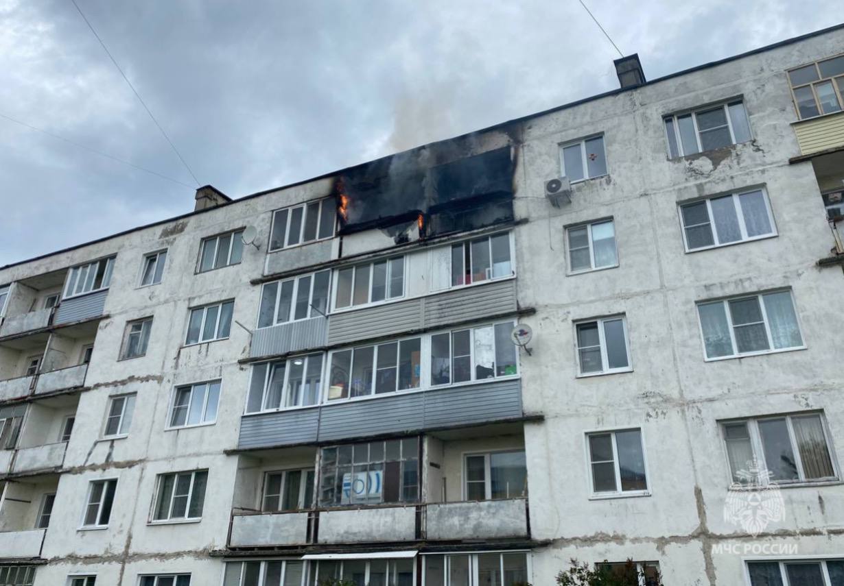 Двое детей пострадали при пожаре в Ивановской области
