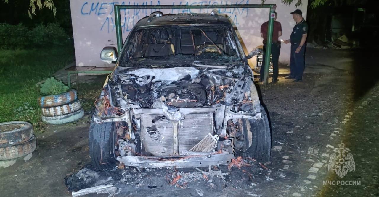 Три автомобиля сгорели за сутки в Ивановской области