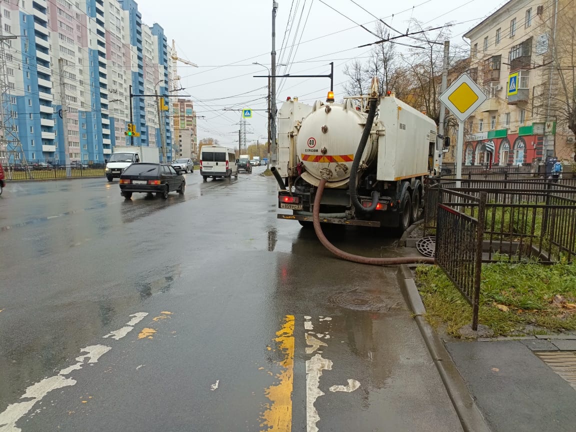 С улиц Иванова за сутки откачали более 200 кубометров воды