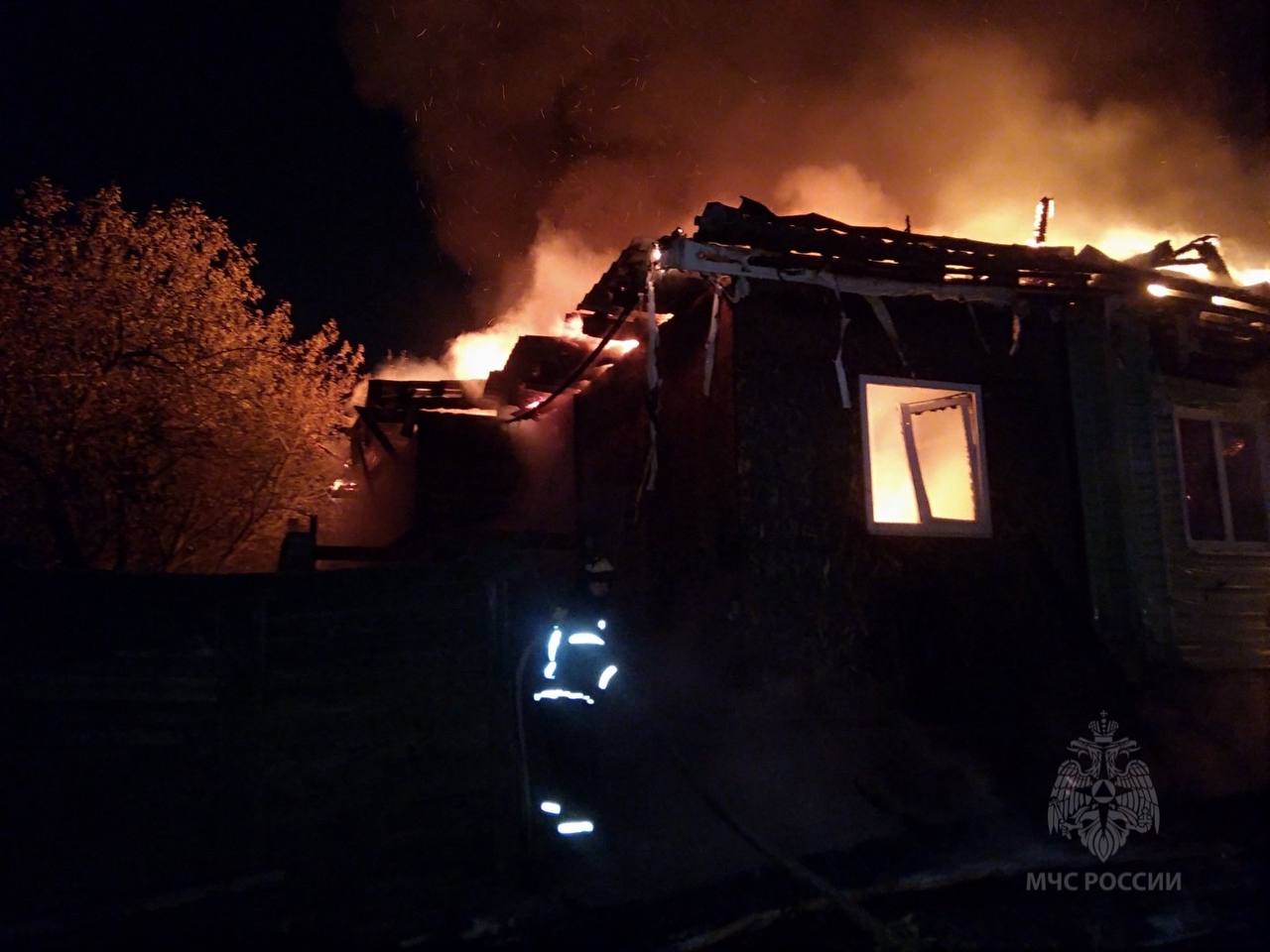 В Фурманове сгорел частный дом