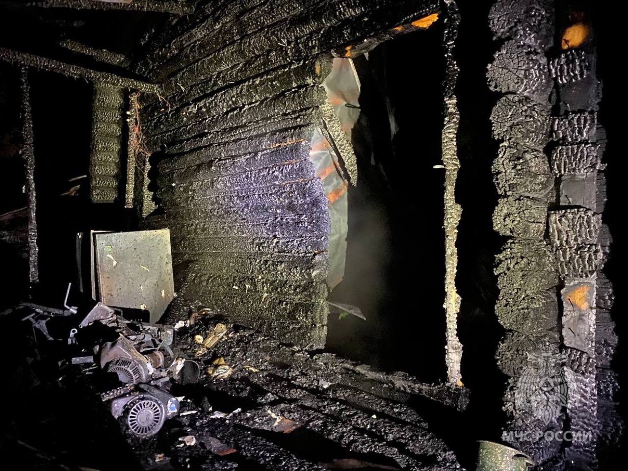 При пожаре в частном доме в Тейковском районе погиб человек