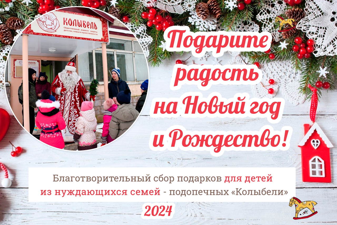 Ивановская общественная организация "Колыбель" объявила акцию по сбору новогодних подарков