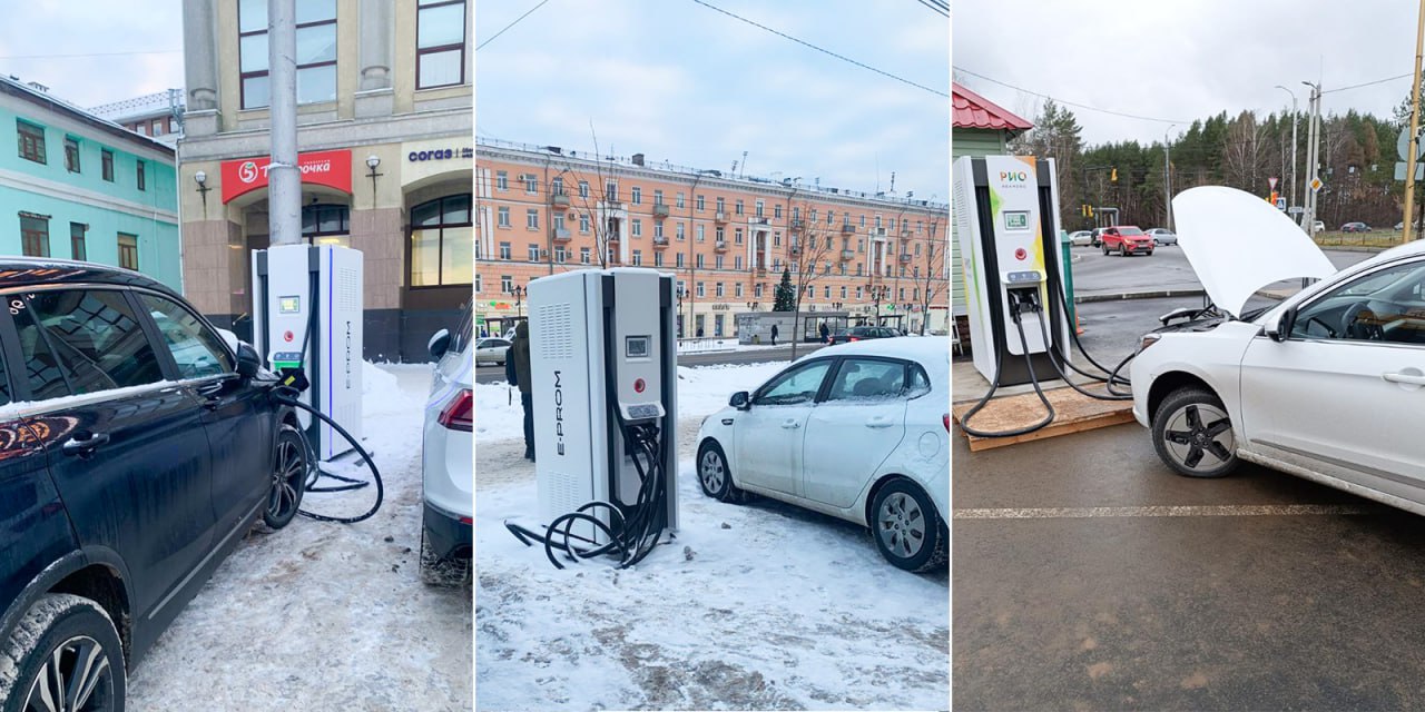 В Ивановской области установлены новые скоростные электрозарядные станци