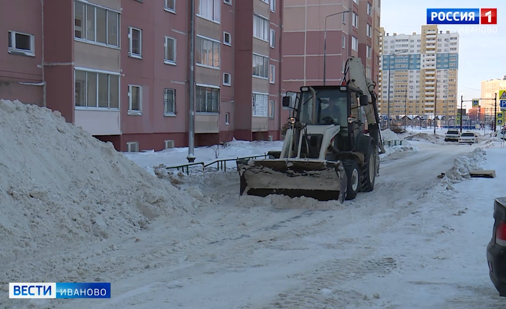 В Иванове мобилизована вся снегоуборочная техника подрядчиков и городского дорожного хозяйства