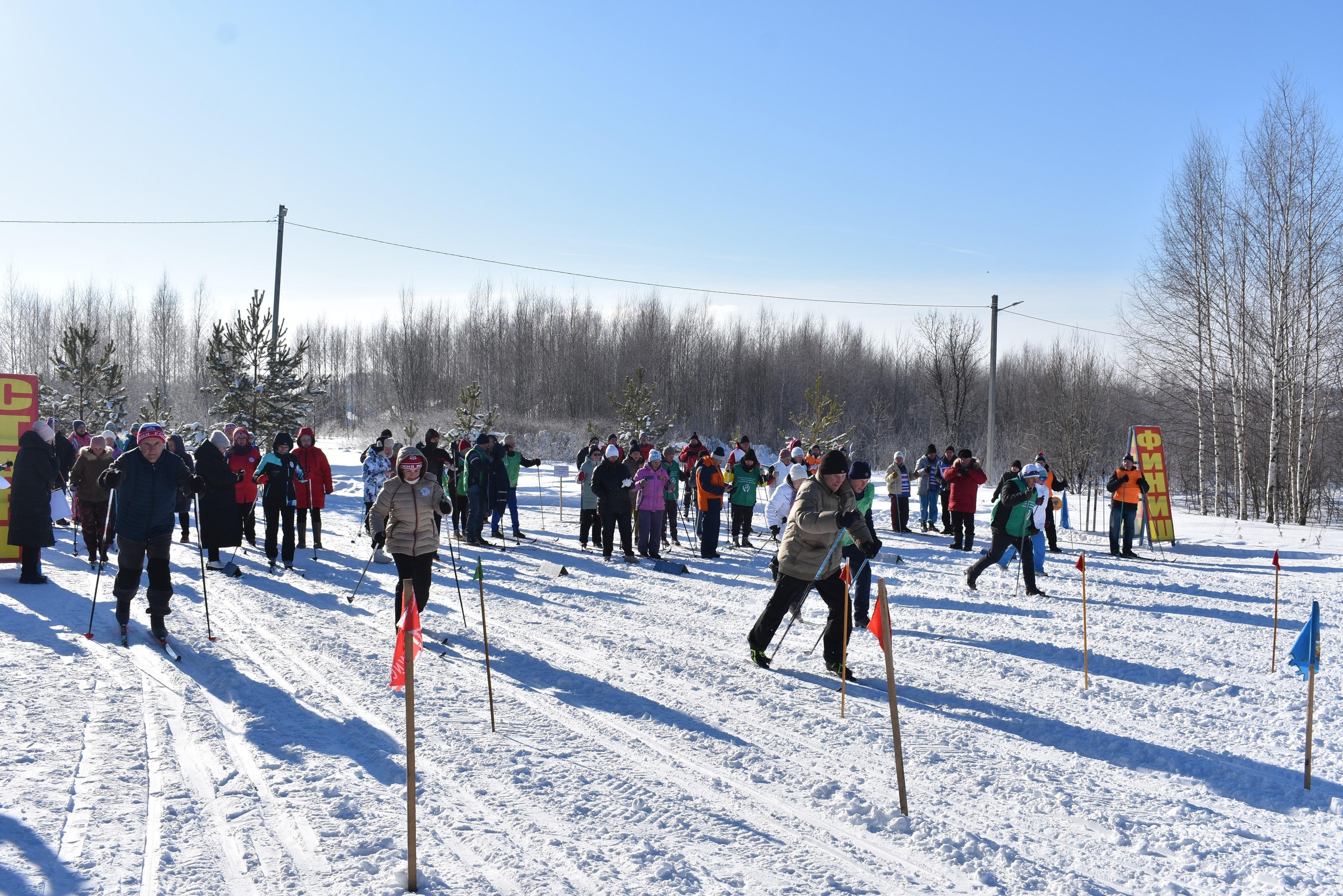 В Шуе прошла областная лыжная эстафета для ветеранов
