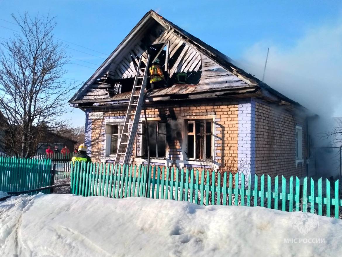 При пожаре в частном доме в Вичуге погиб мужчина