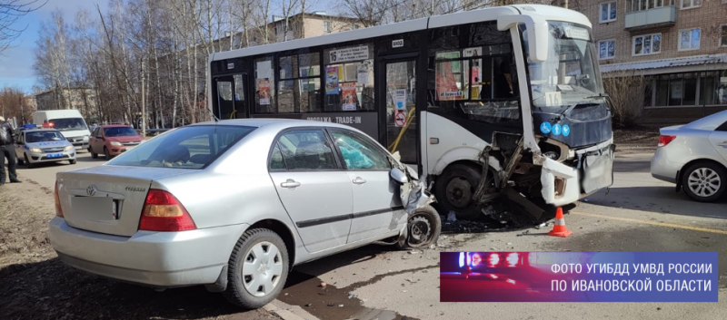  За выходные в Ивановской области произошли 3 ДТП с автобусами 
