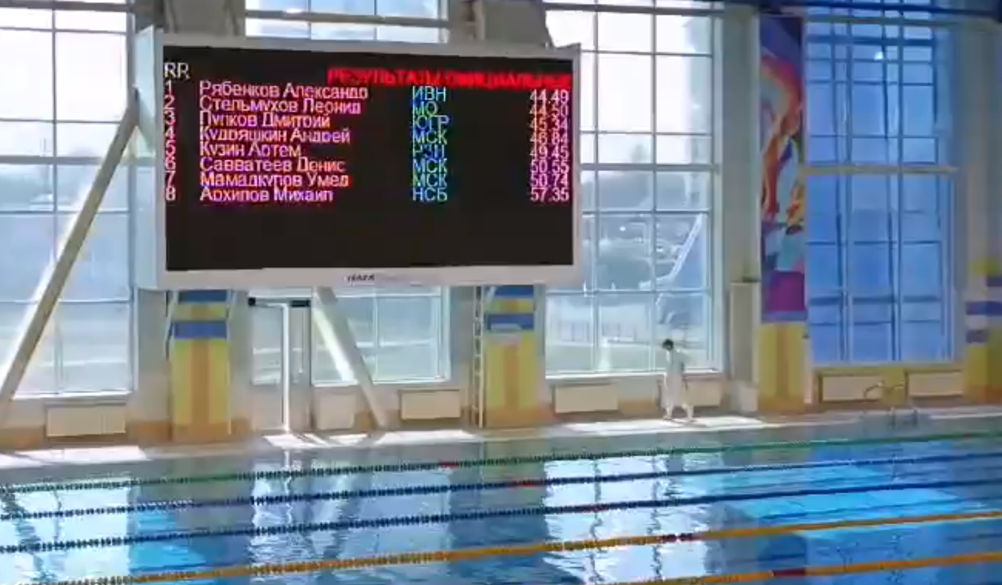 Ивановский пловец победил на Чемпионате России