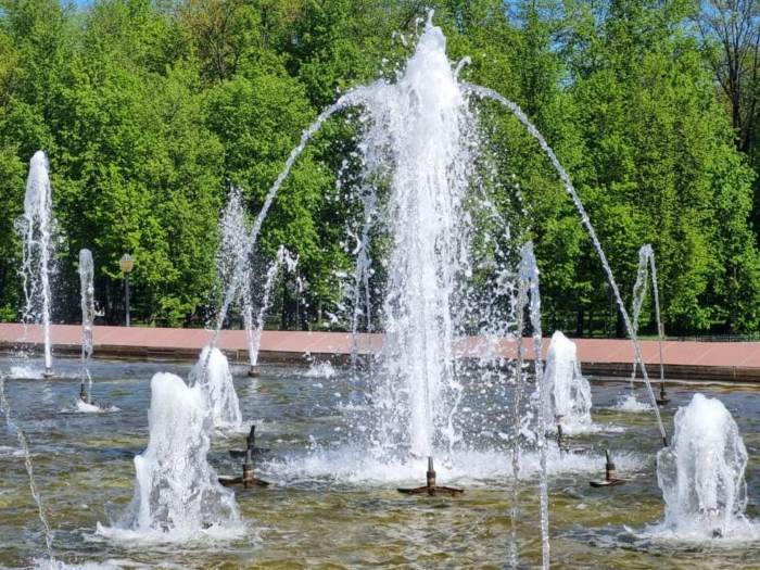 В Иванове заработали фонтаны