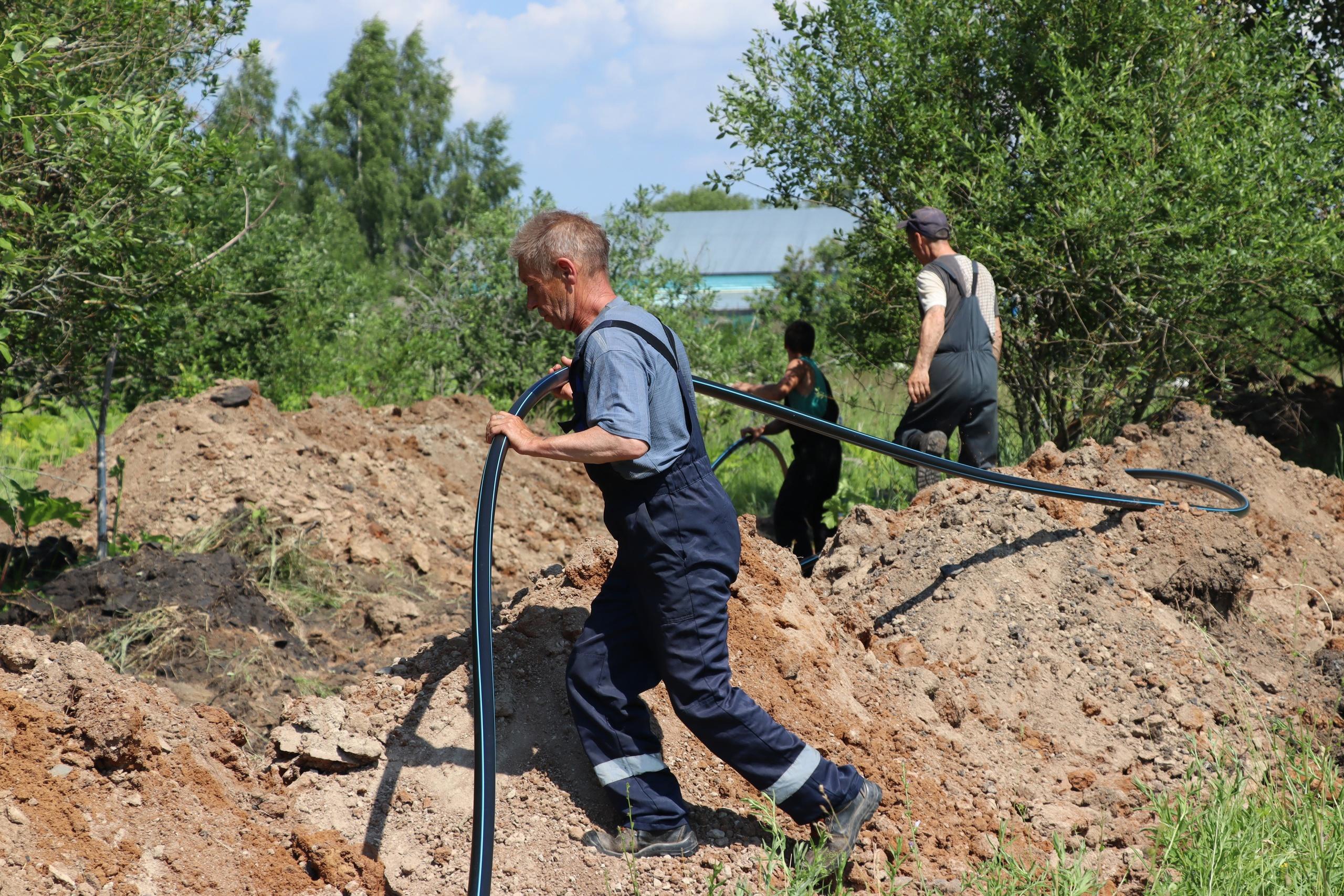 В Ивановском районе модернизируют участок сетей холодного водоснабжение