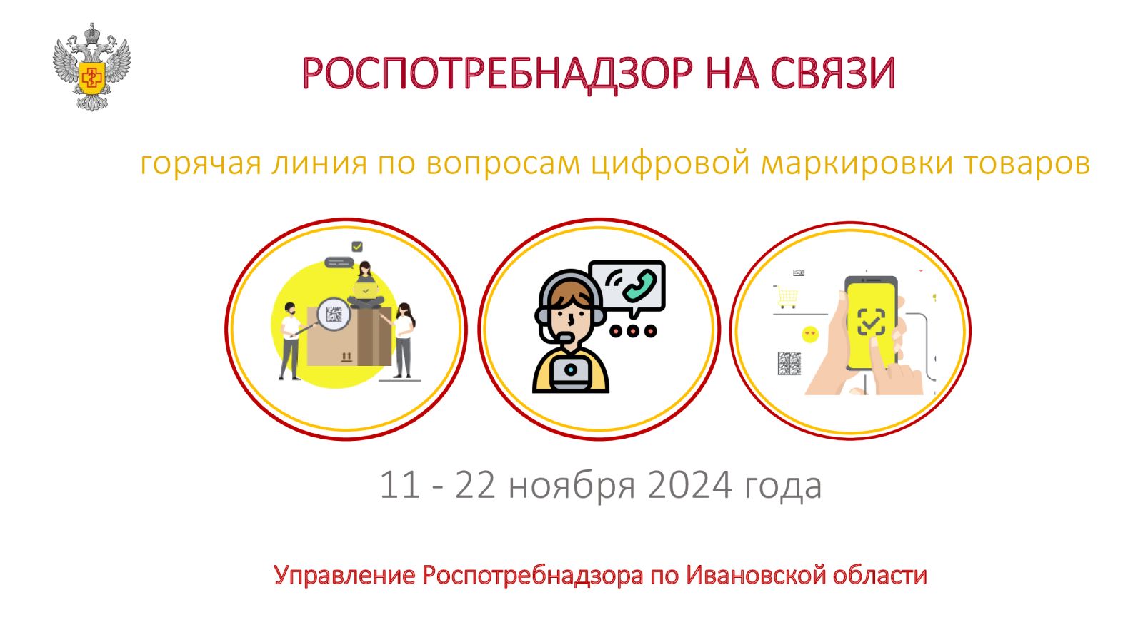 "Горячая линия" по вопросам цифровой маркировки товаров заработала в Ивановской области