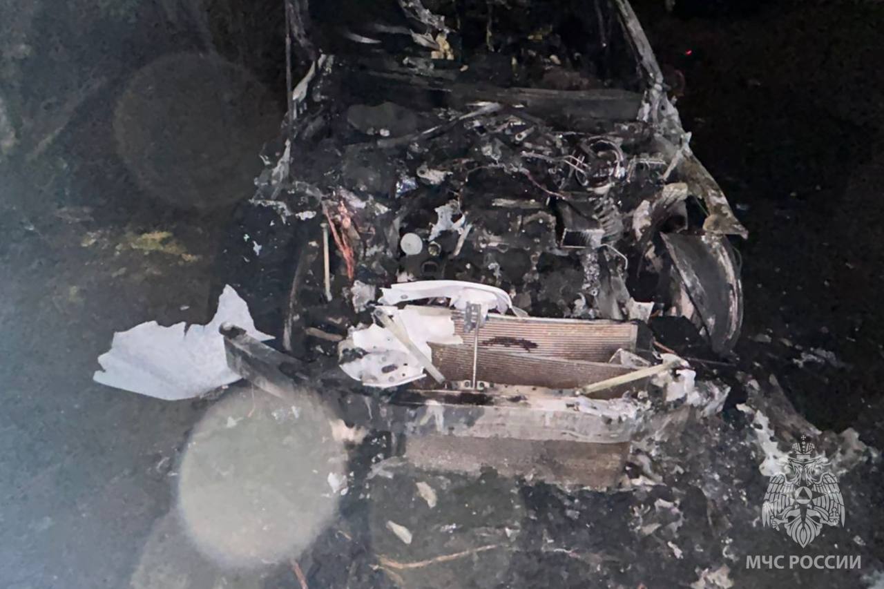 За сутки в Ивановской области вспыхнули два автомобиля