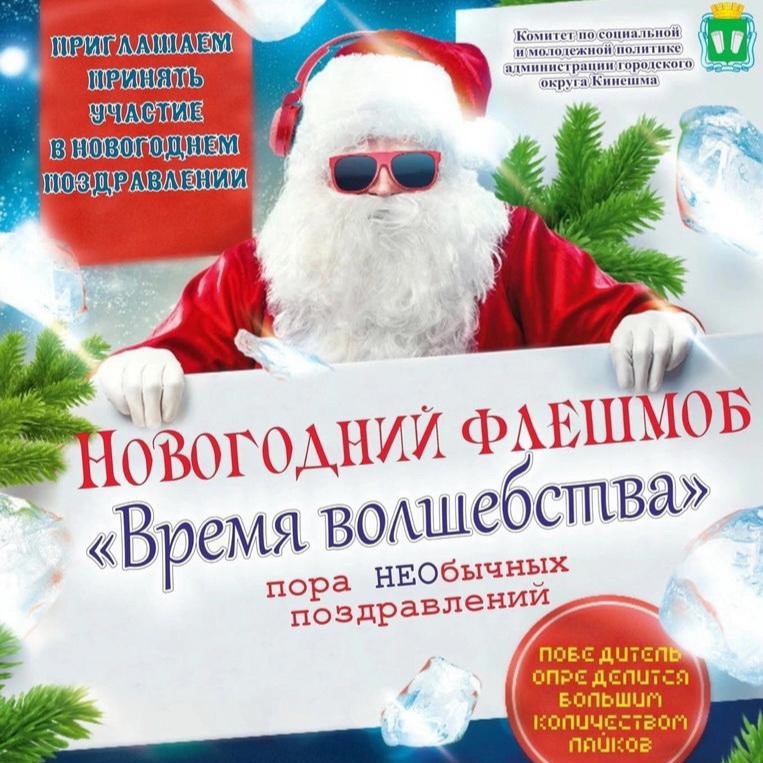 Новогодний флешмоб "Время волшебства" стартовал в Кинешме