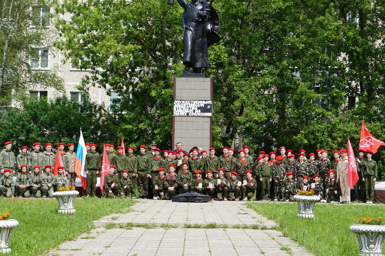 В Шуйском района ребят приняли в ряды Юнармии