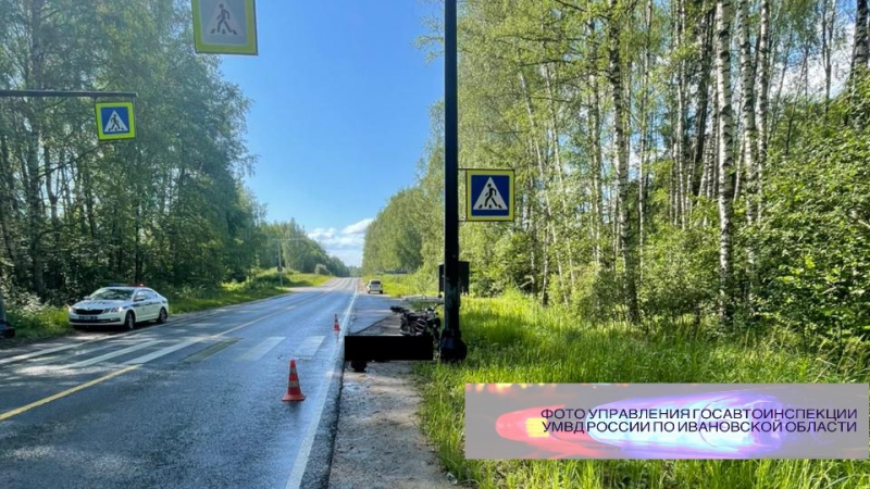 Водитель мопеда погиб в ДТП в Ивановской области 
