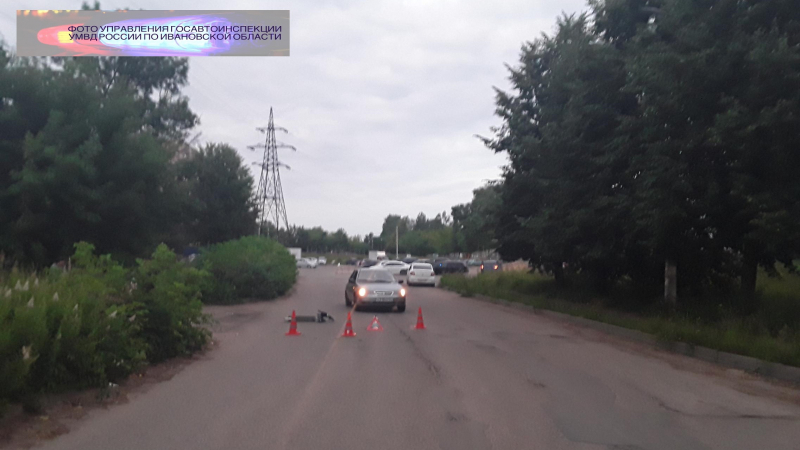 Ребенок на электросамокате пострадал в ДТП в Иванове 