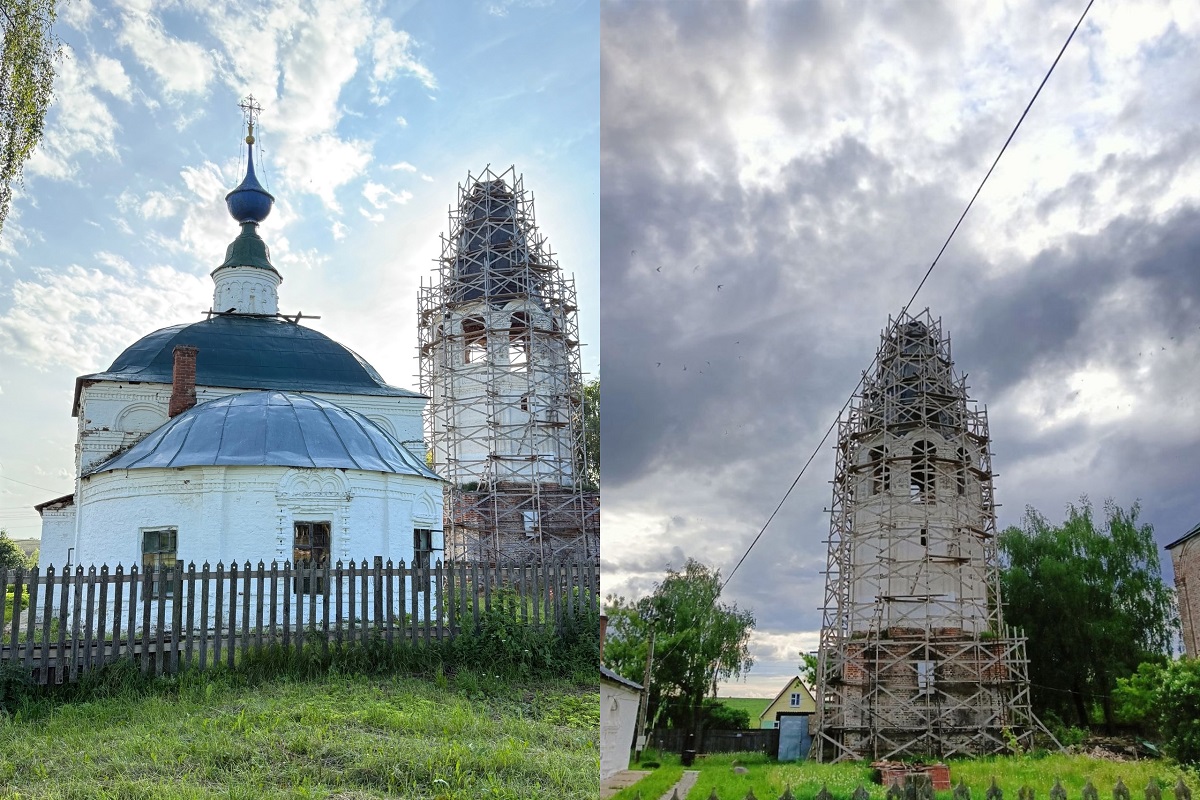 В Гаврилово-Посадском Ивановской области районе отремонтируют колокольню