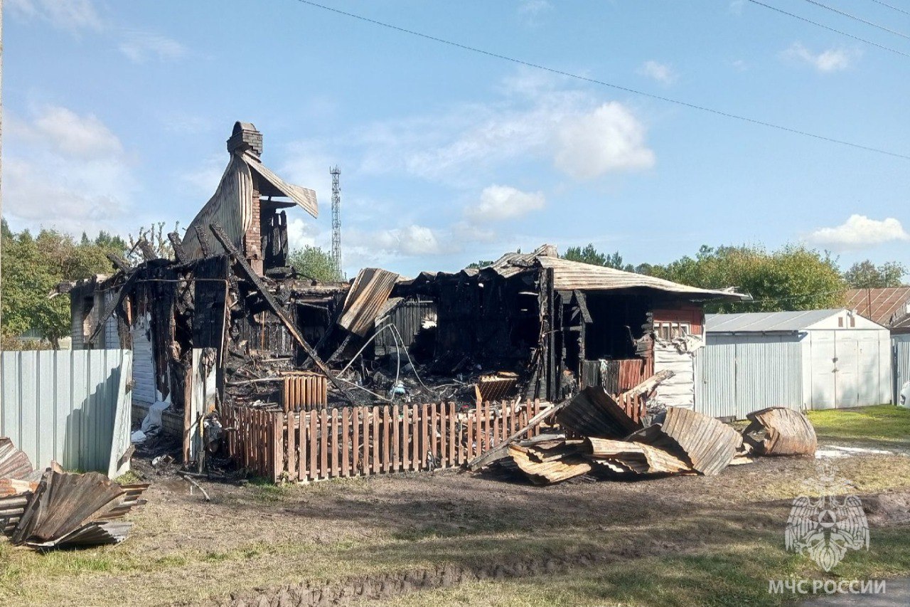 Пенсионер пострадал при пожаре в Ивановской области