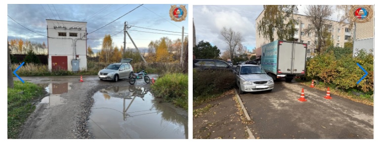 На улице 3-я Петрозаводская в Иванове произошло ДТП с участием питбайка 