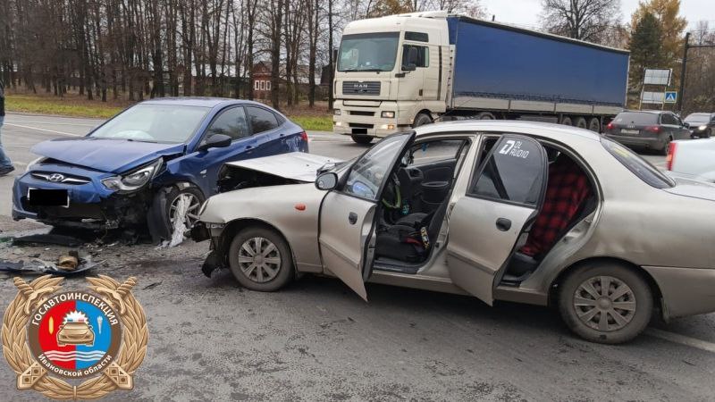 В аварии в Тейкове пострадала 5-месячная девочка