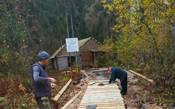 Обновлена территория у Луканинского колодчика в Пестяковском районе Ивановской области 
