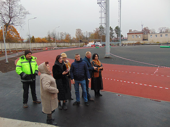 Завершается ремонт стадиона «Труд» в Родниках Ивановской области